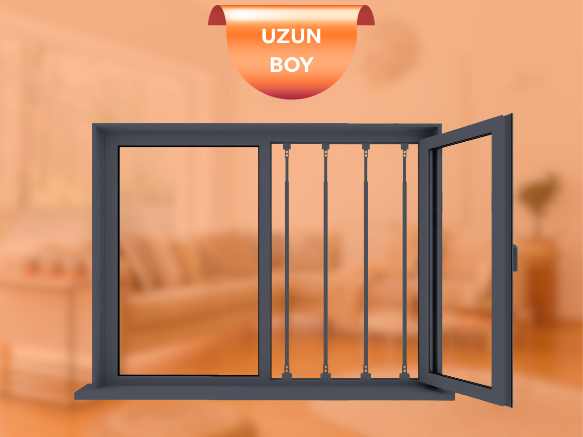 4’lü Pencere Güvenlik Bariyeri - Görsel 2