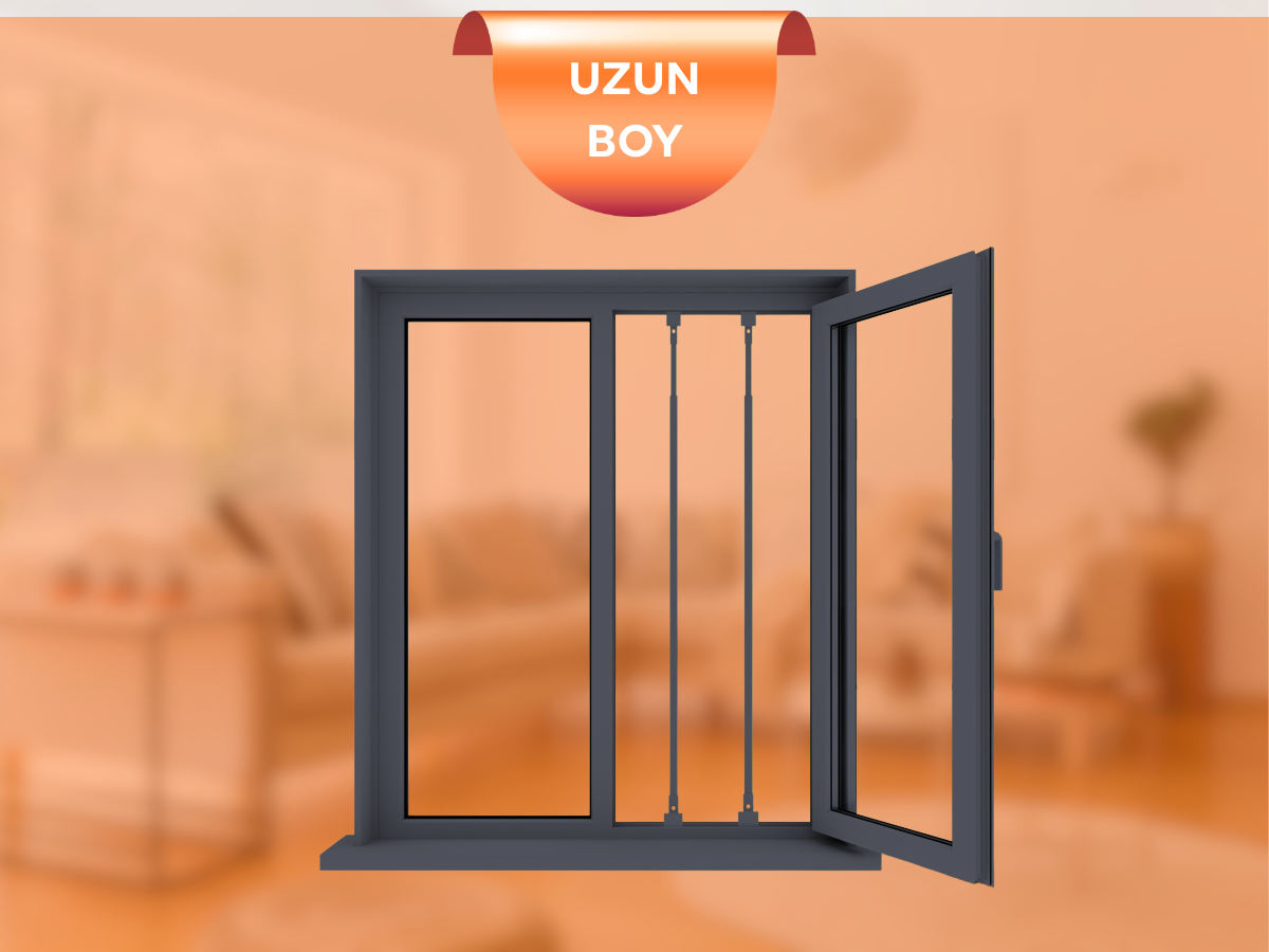 2'li Pencere Güvenlik Bariyeri - Görsel 3