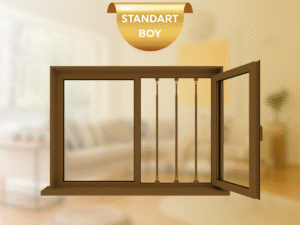 3’lü Pencere Güvenlik Bariyeri